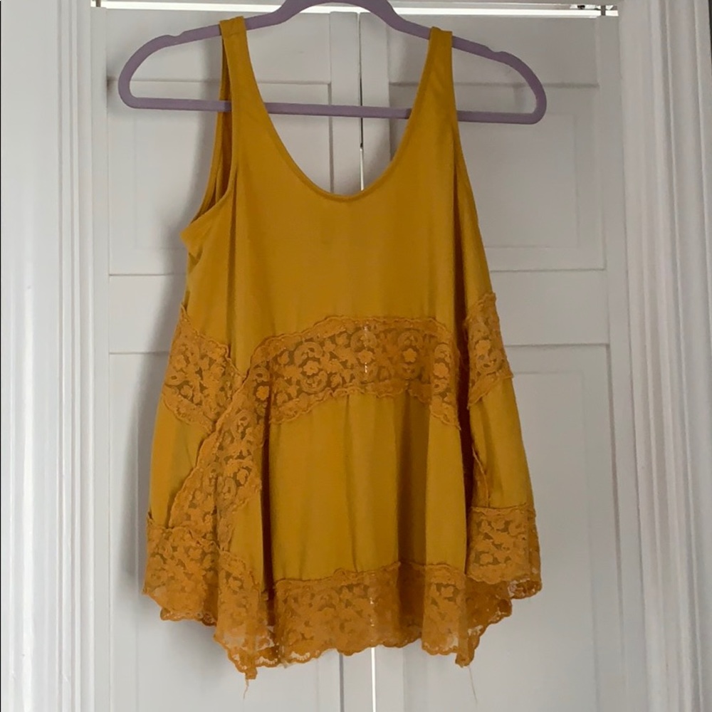 Lace tank top